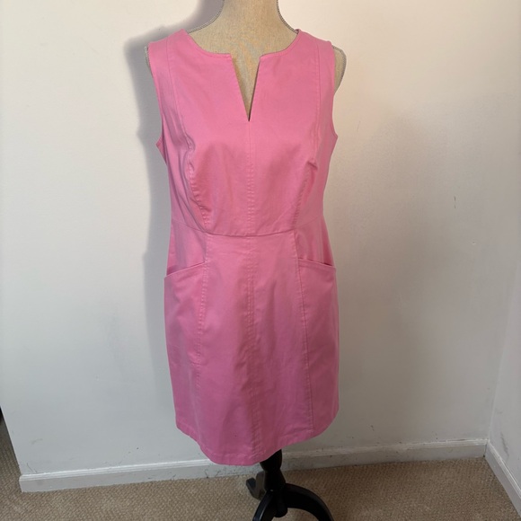 Boden Dresses & Skirts - Boden Women’s Dress Cotton Blend Pockets Pink Cruise Wear 8P